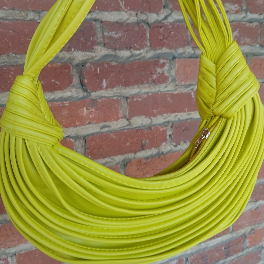 Women’s Lime Green Statement Necklace - Designer Style